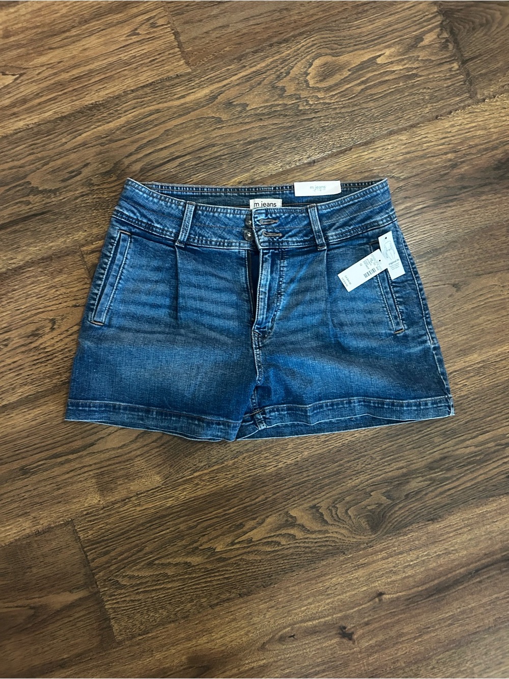 Maurices NWT Dark Blue Washed Denim Shorts